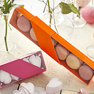 Réglette orange et Baby-réglette fuchsia